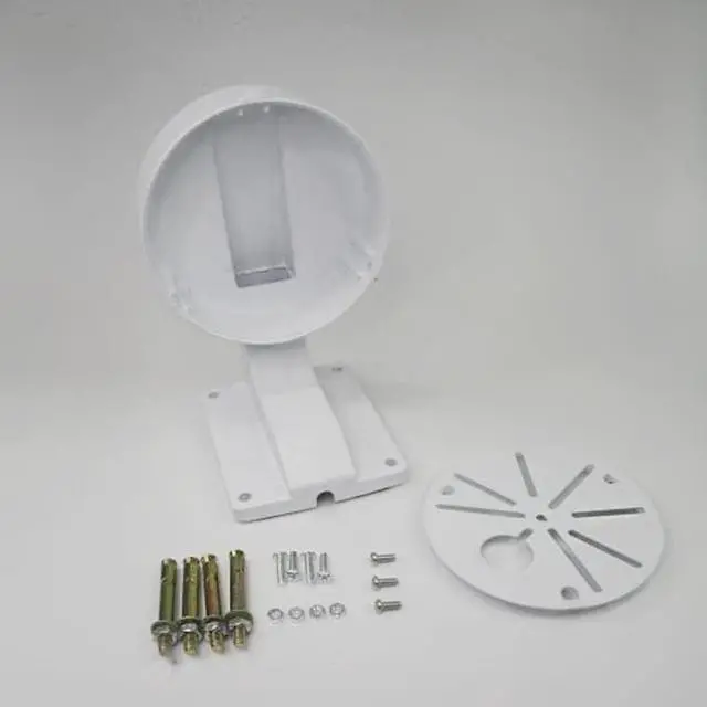 Alt view image 7 of 7 - Security Camera Mount Bracket, Aluminum Indoor Outdoor Wall Mount Bracket L-Type Bracket for CCTV Security Dome IP Camera Mounting,Universal outdoor Security Camera Junction Box Mount Bracket