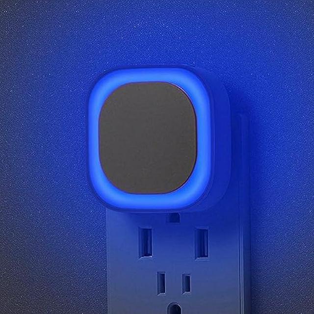 6 Pack Blue Bright Night Light, Dusk to Dawn PlugLED Night Lights Plug into  Wall, Night Lights for The Home Plug In for Kids, Bedroom