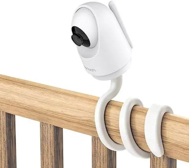 Main image of bonoch Baby Monitor Mount Baby Monitor BBM01/ BBM03/ BBM05/ BBM04, Crib Mount Camera Holder Wall Mount Flexible Mount Versatile Twist Mount Without Wall Damage, Baby Camera Stand for Crib Nursery
