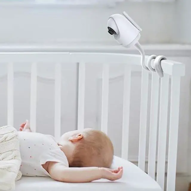 Alt view image 3 of 7 - bonoch Baby Monitor Mount Baby Monitor BBM01/ BBM03/ BBM05/ BBM04, Crib Mount Camera Holder Wall Mount Flexible Mount Versatile Twist Mount Without Wall Damage, Baby Camera Stand for Crib Nursery