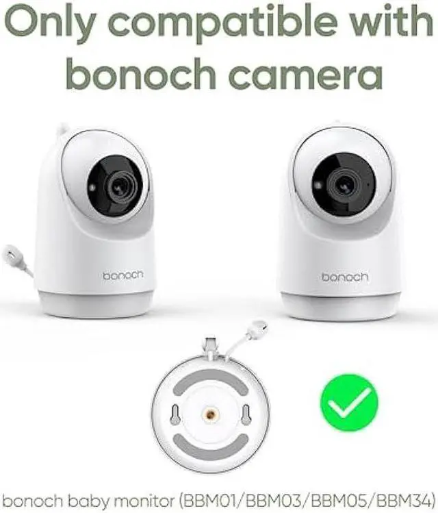Alt view image 7 of 7 - bonoch Baby Monitor Mount Baby Monitor BBM01/ BBM03/ BBM05/ BBM04, Crib Mount Camera Holder Wall Mount Flexible Mount Versatile Twist Mount Without Wall Damage, Baby Camera Stand for Crib Nursery