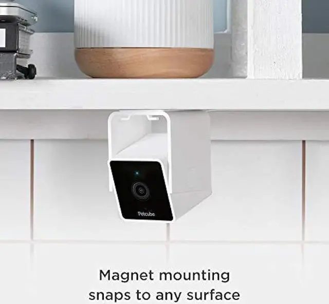 Alt view image 5 of 6 - Petcube Pack of 2 Cam Indoor Wi-Fi Pet and Security Camera with Phone App, Pet Monitor with 2-Way Audio and Video, Night Vision, 1080p HD Video and Smart Alerts for Ultimate Home Security (2 Pack)