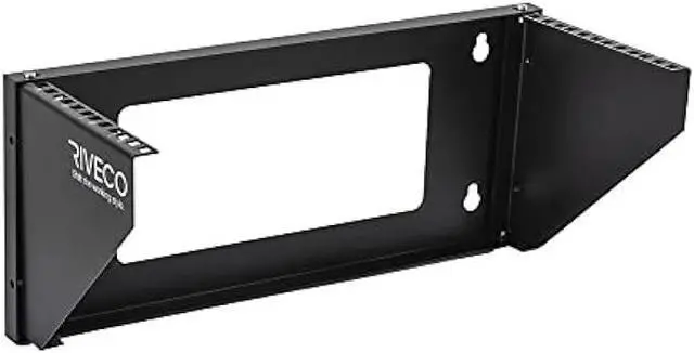 Main image of RIVECO 4U Wall Mount Rack for Network| Reinforced Heavy Load 66-99 LBS Small Server Racks Vertical & Horizontal Mounting for 19 inches IT & Studio Equipment.