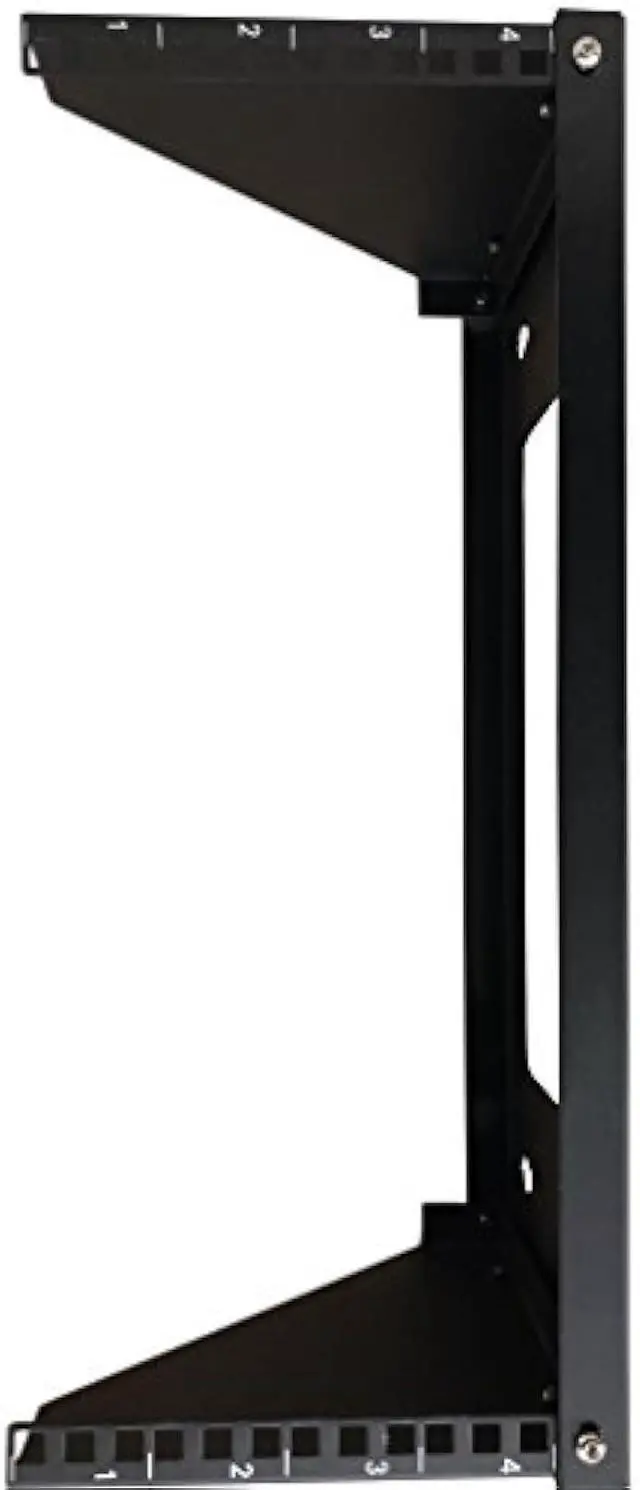 Alt view image 3 of 5 - Kenuco 19 Inch Steel Vertical Rack and Wall Mountable Server Rack Mount (Black-4U)