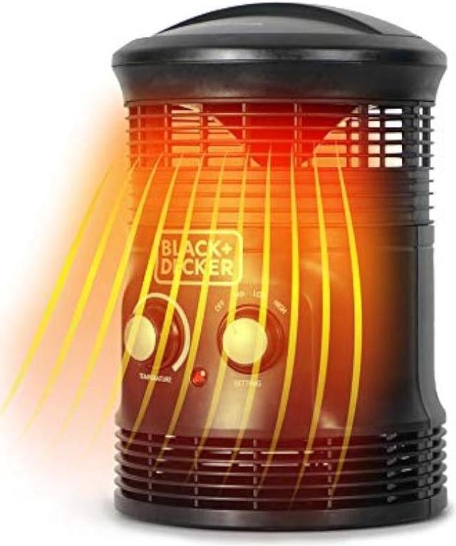 Black+decker Electronic Heater/Fan Black