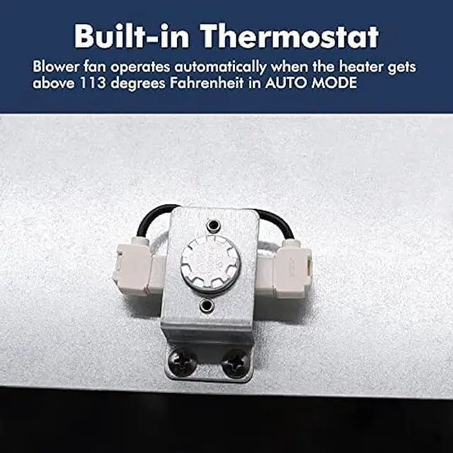 Alt view image 3 of 5 - Hiorucet WHF100 Fan Blower for Mr. Heater, Dyna-glo 30,000 BTU, Comfort Glow Vent Free Wall Heaters, Replacement WHF100 Dyna-glo Heater Fan Ventless Wall Mount Accessory Kit.