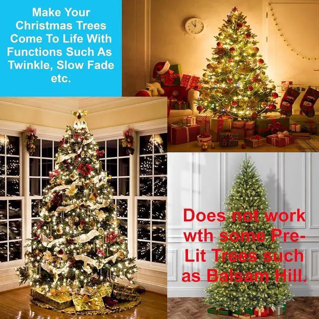 Alt view image 4 of 7 - StarDunes Christmas Light Controller - 16 Dazzling Flash/Fade Functions, 5 Timer Functions, Full Function Remote