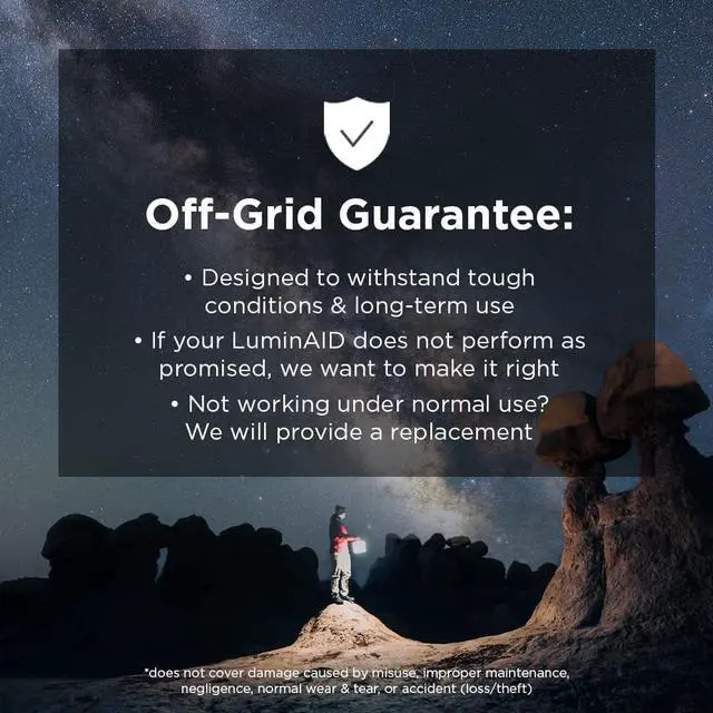 Alt view image 5 of 7 - LuminAID 2-in-1 Solar Camping Lantern and Phone Charger - Inflatable LED Lamp for Camping, Hiking and Travel - Emergency Light for Power Outages, Hurricane, Survival Kits - As Seen on Shark Tank