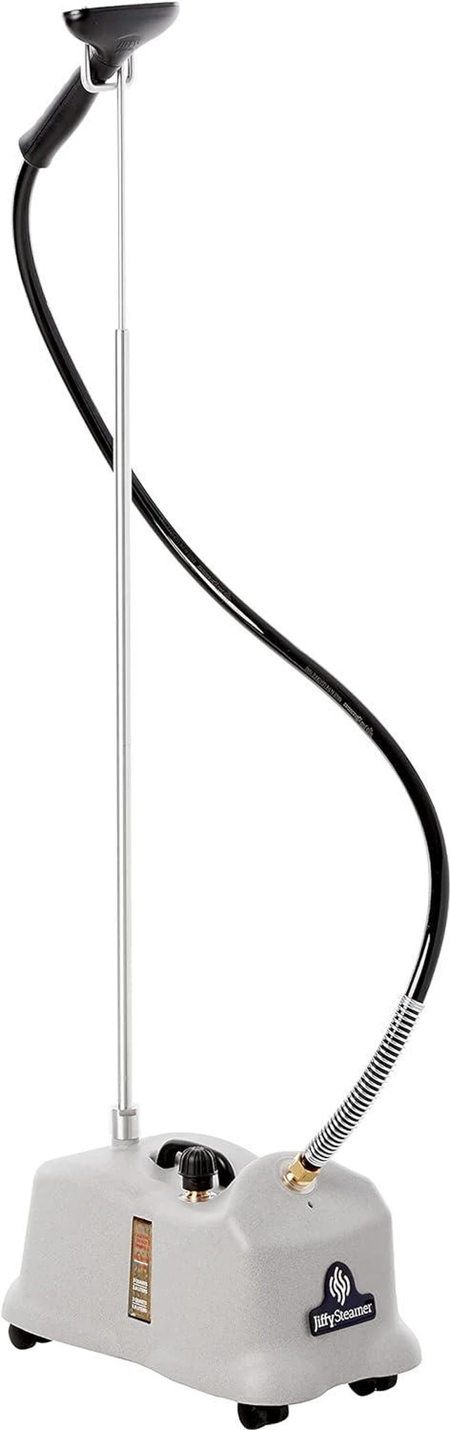 Main image of Jiffy Steamer J-4000 Garment Steamer with Plastic Steam Head, 120 Volt, 20 x 11 x 64, Gray