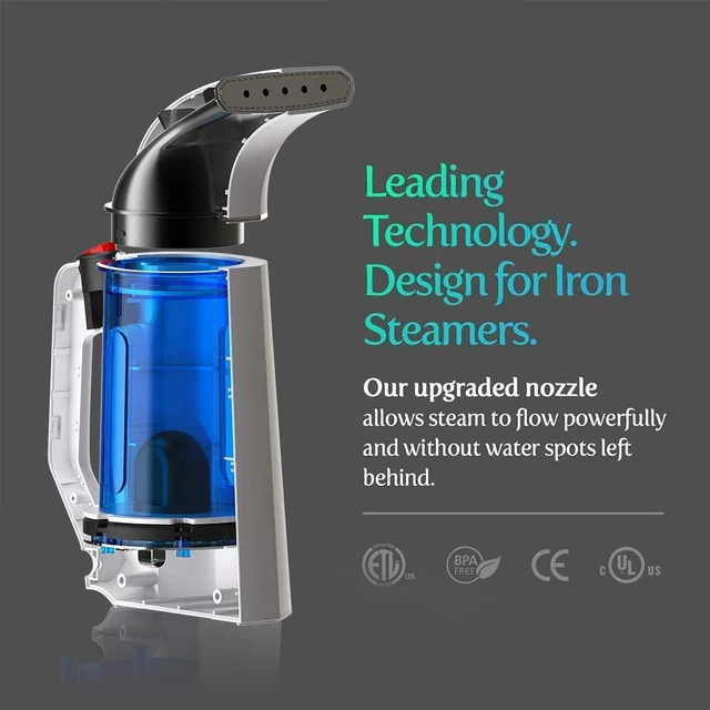 Alt view image 7 of 7 - Handheld Steamer for Clothes Wrinkle Remove,Garment Steamer for Hat