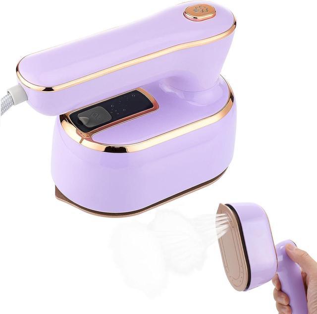 Mini Iron for Clothes, Portable Handheld Steam Iron - Non-Stick Ceramic  Soleplate, Fast Heating