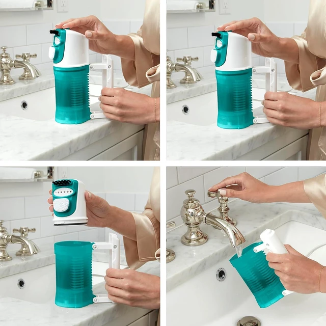 Alt view image 4 of 7 - Conair Travel Steamer for Clothes - Mini Garment Steamer, Fabric Steamer in Green by Travel Smart - Packable in Carry On Luggage - Dual Voltage