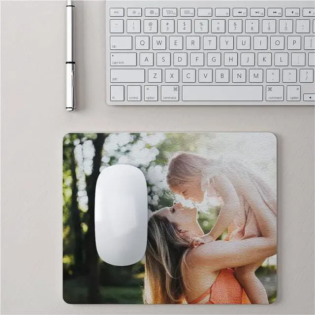 Alt view image 2 of 7 - Large Leather Custom Mouse Pad16x32 or 10x16, Add Photo, Picture, Logo & TextPersonalized Your Own Mouse Pad (16x32)