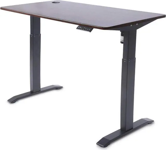 Main image of UNICOO Electric Height Adjustable Standing Desk, Electric Standing Workstation, Sit Stand Table, Home Office Compter Desk,Gaming Table, Whole-Piece Desktop 48 * 24 in (KT1001-MB)