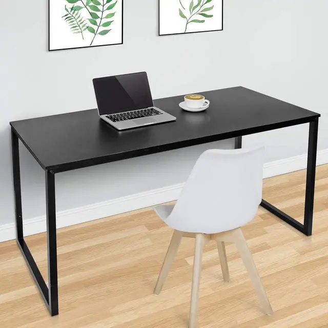 Alt view image 2 of 7 - ZENY Computer Desk 47 inch, Home Office Writing Desk, Modern Simple Style Desk PC Laptop Study Student Table (47 inches)