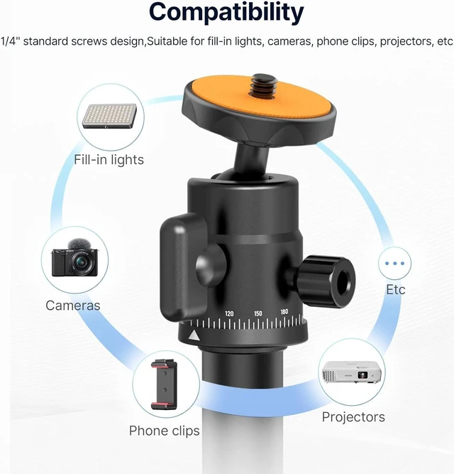 Alt view image 6 of 7 - LS09 Aluminum Projector Floor Stand for Nebula XGIMI Mevo