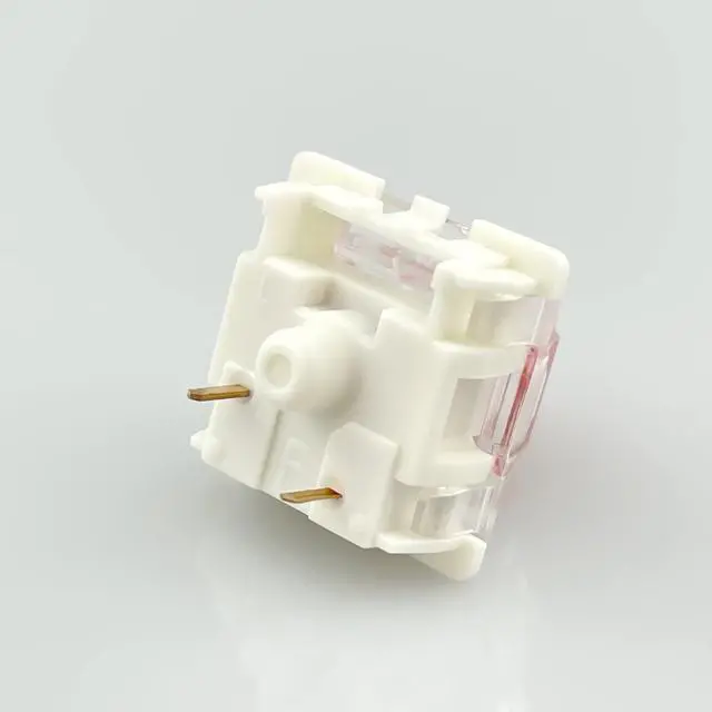 Alt view image 2 of 7 - kutethy Gateron G Red Pro Switches Pre-lubed 3pin RGB SMD Linear for Gaming Mechanical Keyboard (72 Pcs, Red)