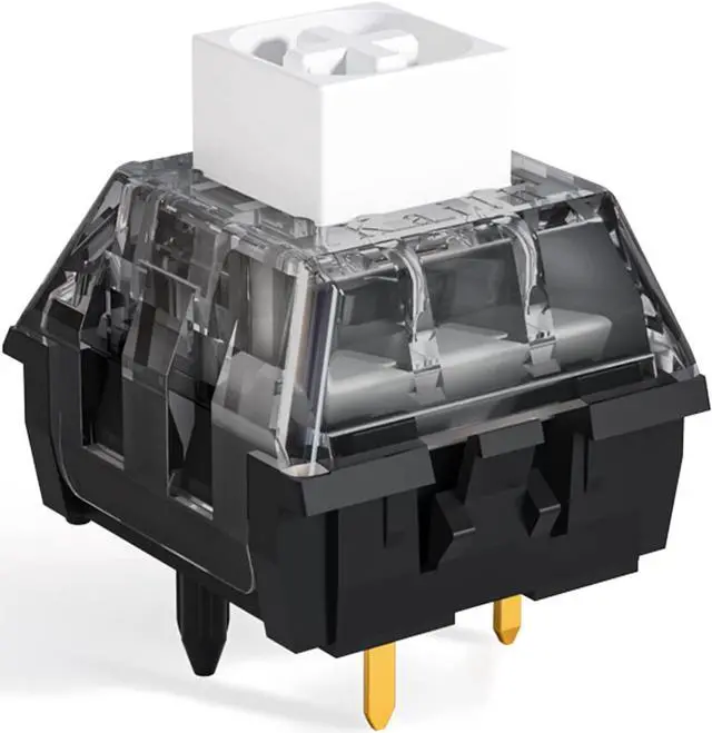 Main image of DRAOZA Kailh Box White V2 Switch for Mechanical Gaming Keyboard, 5 Pin Clicky Switch Box V2 White,108PCS