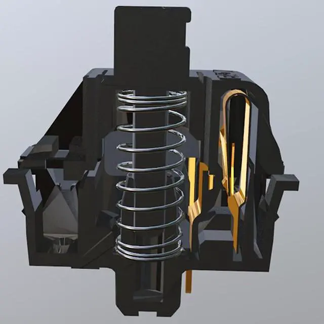 Alt view image 4 of 6 - Gateron Oil King V2 Linear Switch - 55g Mechanical Keyboard Switches, 5 Pin Factory Pre-Lubed for Smooth & Quiet Typing, Compatible with Custom Gaming Keyboards(72 PCS)