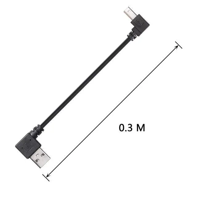 Alt view image 5 of 6 - 1ft Left Angle USB A to B Cable, Printer & Scanner, 90 Degree USB 2.0 Type A Male to Type B Male