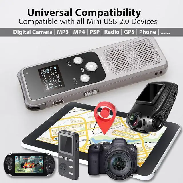 Alt view image 4 of 5 - USB C to Mini USB Adapter Type C Female to Mini USB 2.0 Male Convert Connector Support Charge & Data Sync Compatible GoPro Hero 3+ MP3 Players Dash Cam Digital Camera Receiver etc(2-Pack) Black