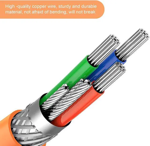 Alt view image 4 of 7 - C01 Custom Coiled USB C to A Cable with Detachable Double Sleeved Spiral Extendable Spring Line Metal Aviator for PlayStation Xbox RK Keyboard Mouse USB Flash Drive Printer(Orange)