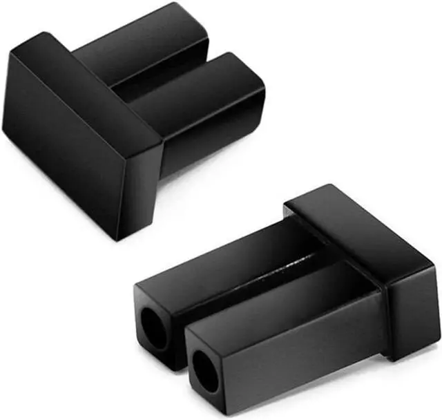 Alt view image 2 of 6 - SFP SFP+ SFP28 Dust Cover Fiber Optic Dust Caps Optical Transceiver Plugs for LC Duplex Port, Black Silicone, 50pcs