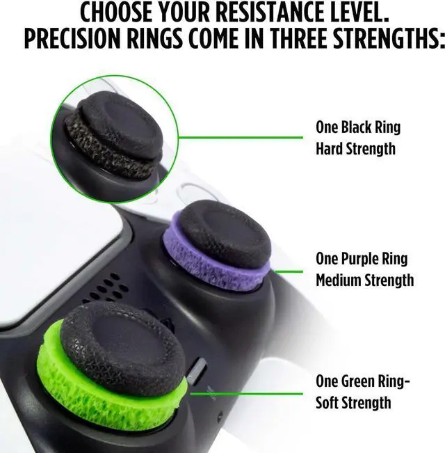 Alt view image 5 of 5 - KontrolFreek Aim Boost Kit for Xbox One and Xbox Series X Controller | Includes Performance Thumbsticks and Precision Rings | Galaxy Edition