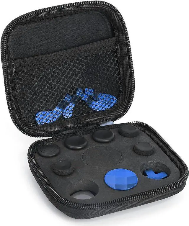 Alt view image 7 of 7 - TOMSIN 13 in 1 Xbox Elite Series 2 Controller Accessories Replacement Pack,6 Metal Thumbsticks,2 D-Pads,4 Paddles and 1 Adjuster for Xbox Elite Controller Series 2 Core Accessory Parts(Blue)