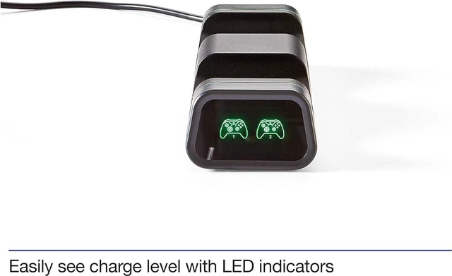 Alt view image 5 of 7 - Verbatim Dual Charging Stand with 2 Pack Rechargeable Battery Packs for use with Xbox Wireless Controller