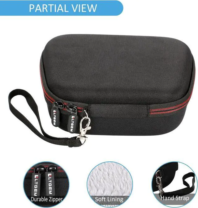 Alt view image 3 of 7 - LTGEM EVA Hard Case Travel Carrying Portable Storage Bag for Xbox One/Xbox One S/Xbox One X Controller with Mesh pocket Fits Plug & Cables