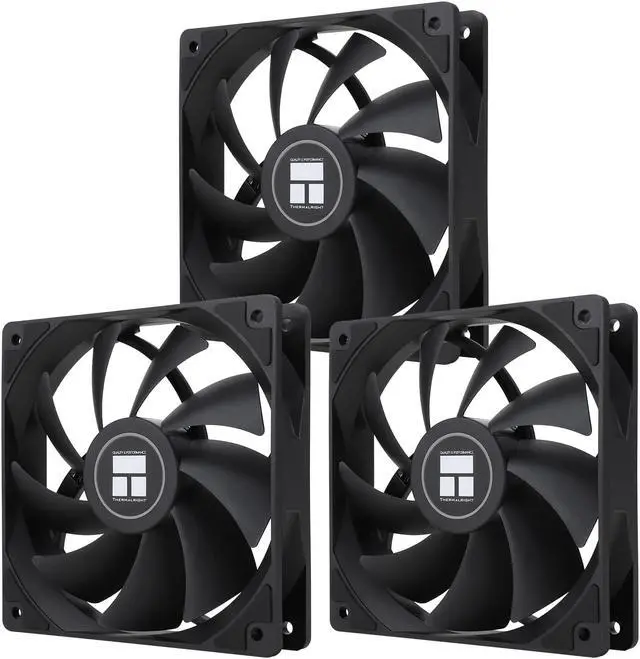 Main image of T TL-C12C X3 CPU Fan 120mm Case Cooler Fan, 4pin PWM Silent Computer Fan with S-FDB Bearing Included, up to 1550RPM Cooling Fan3 Quantities