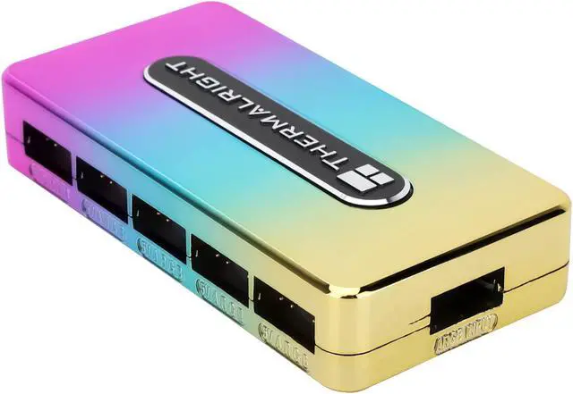 Main image of Thermalright Integrated ARGB Fan Hub, 10-Port 5V/3Pin PC Fan Controller SATA Interface