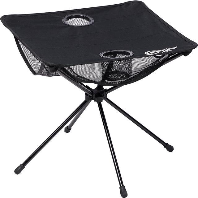 PORTAL Folding Camping Table Ultralight Compact Aluminum Mesh