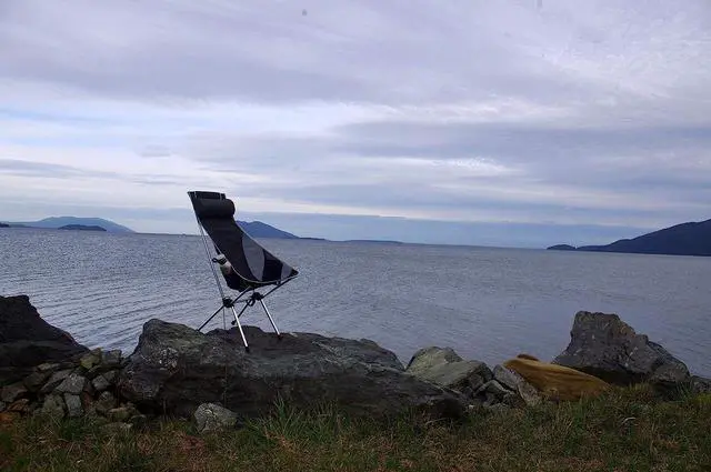 Alt view image 7 of 7 - Nice C Camping Chair, Chaise Camping, Folding Chair High Back, Backpacking Chair, Compact & Heavy Duty Outdoor, Travel, Picnic, Festival with 2 Side Pockets, Pillow &Carry Bag (Set of 2 Olive)