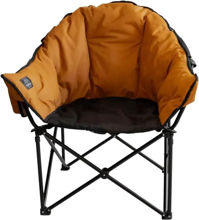Main image of Kuma Outdoor Gear Lazy Bear Chair with Carry Bag, Ultimate Portable Luxury Outdoor Chair for Camping, Glamping, Sports & Outdoor Adventures (Sierra/Black)