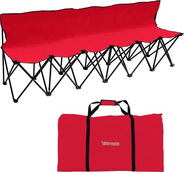Trademark Innovations Portable Folding Sports Bench 
