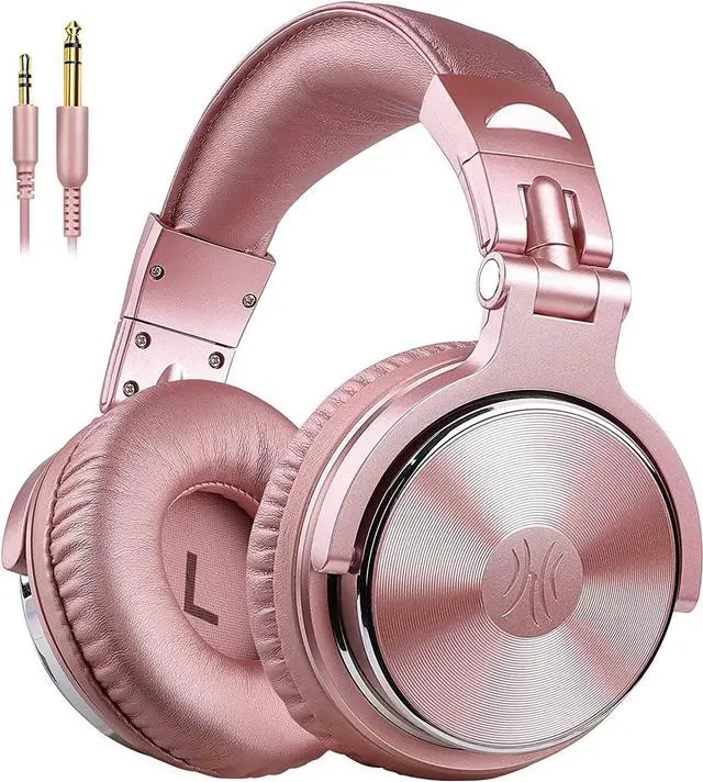 Main image of OneOdio Pro-10 Over Ear Wired Headphones for School Studio Monitor & Mixing DJ Stereo Headsets with 50mm Neodymium Drivers, 3.5mm/6.35mm Jack for AMP Computer Recording Phone Piano Guitar Laptop