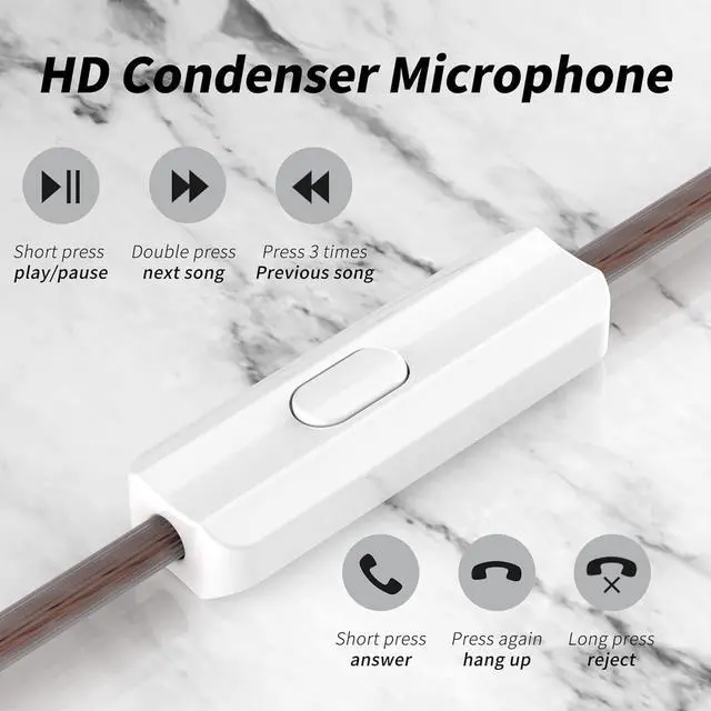 Alt view image 6 of 7 - CCA C10 Wired Headphone, 4BA+1DD Hybrid HiFi in Ear Earbuds Monitor, Sports Stereo Noise Cancelling IEM Headphone with Detachable Cable for Singers (No Microphone, Matte Black)