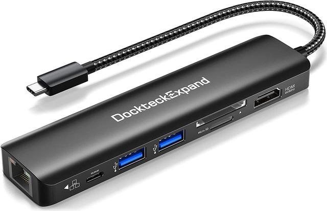 USB-C Hub Adapter 7-in-1: 4K HDMI 100W PD USB 3.0