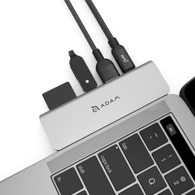 Alt view image 4 of 6 - CASA HUB 5E USB-C 3.1 5 Port Card Reader Hub