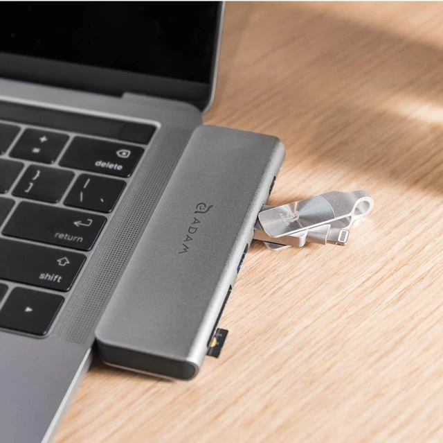 Alt view image 6 of 6 - CASA HUB 5E USB-C 3.1 5 Port Card Reader Hub