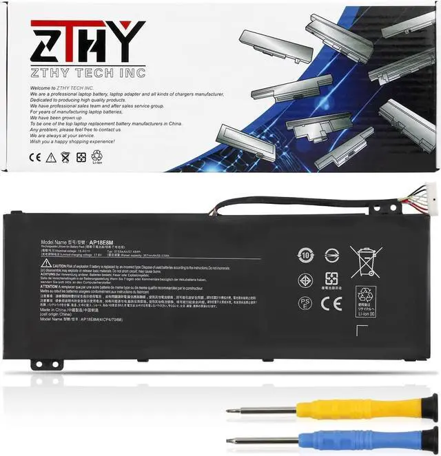 Main image of ZTHY AP18E8M AP18E7M Laptop Battery for Nitro 5 AN515-54-76JY AN515-43-R1RK AN515-44-R99Q AN517-51-7095 Nitro 7 AN715-51 Aspire 7 A715-74G-7511 Predator Helios 300 PH315-52-736R 15.4V 57.48Wh