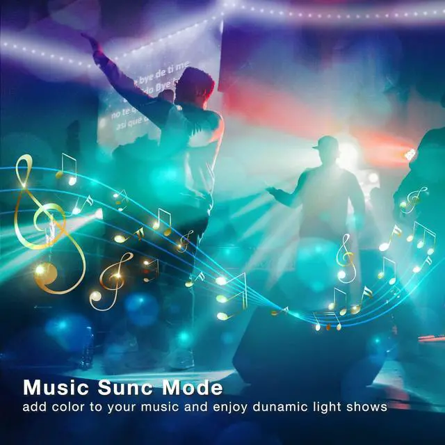 Alt view image 2 of 7 - LED Lights for Bedroom 200ft Music Sync Color Changing Smart App Control with Remote Ultra-Long LED Strip Lights for Party Home Decoration.