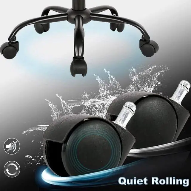 Alt view image 5 of 6 - Office Chair Desk Chair Computer Chair with Lumbar Support Ergonomic Mid Back Mesh Adjustable Height Swivel Chair Armless Modern Task Executive Chair for Women Men Adult-10set