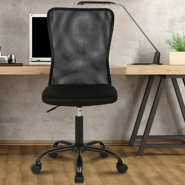 Main image of Office Chair Desk Chair Computer Chair with Lumbar Support Ergonomic Mid Back Mesh Adjustable Height Swivel Chair Armless Modern Task Executive Chair for Women Men Adult-10set