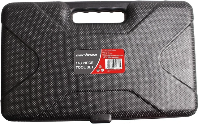 Alt view image 6 of 6 - CARTMAN 148-Piece Tool Set - General Household Hand Tool Kit with Plastic Toolbox Storage Case