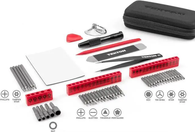 Alt view image 2 of 7 - TEKTON 28301 Everybit Tech Rescue (TM) Kit for Electronics, Phones and Precision Devices, 46-Piece