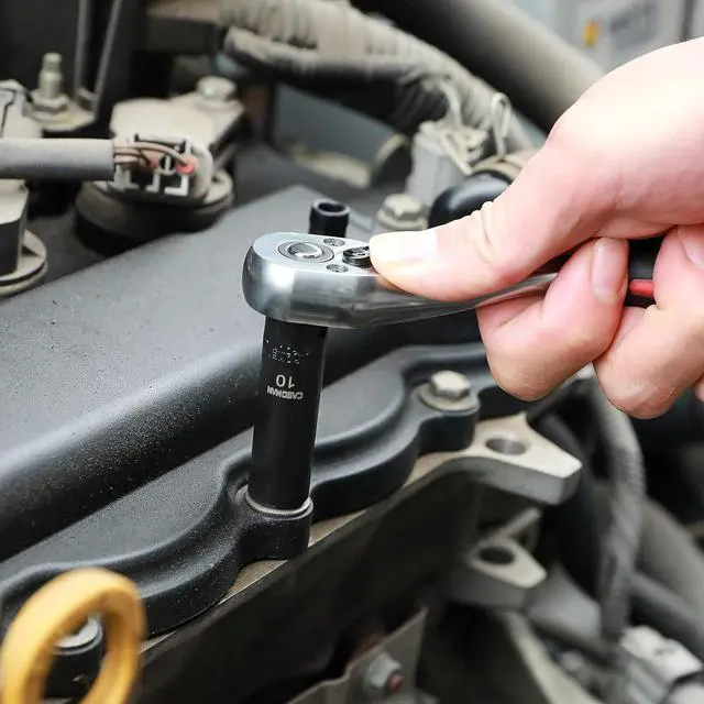 Alt view image 5 of 7 - CASOMAN 1/4 Inch Drive Master Impact Socket Set, 50-Piece, 6-Point, SAE/Metric, 5/32 Inch - 9/16 Inch, 4mm - 15mm, Standard/Deep,CR-V