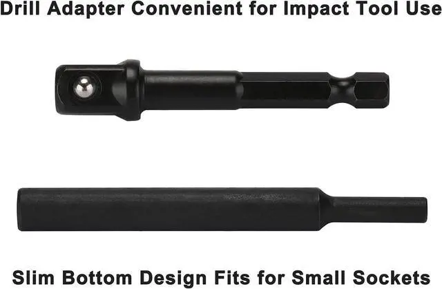 Alt view image 2 of 7 - MIXPOWER 13-Piece 3/8-inch Impact Bolt & Nut Remover Set, Nut Extractor Socket, Bolt Remover Tool Set with Hex Adapter, Metric and SAE